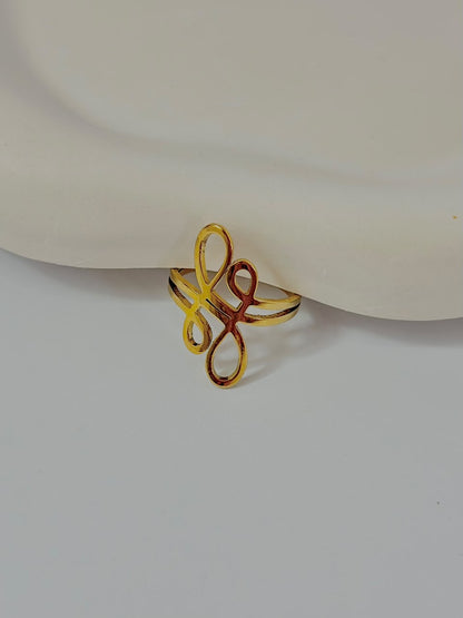 Bloslily bowknot adjustable jewelry ring featuring a delicate bow design and silver finish, perfect for stylish accessorizing.