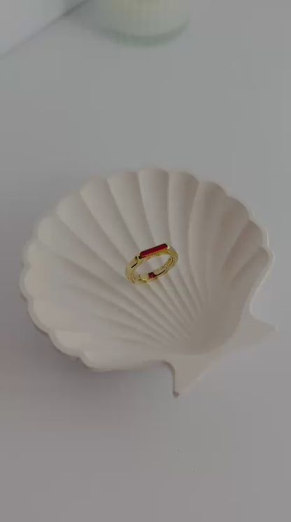 Flat Top Signet Ring